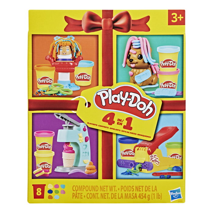 Play-Doh Pack de 4 Mini-sets Classiques
