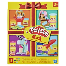 Play-Doh Pack de 4 Mini-sets Classiques