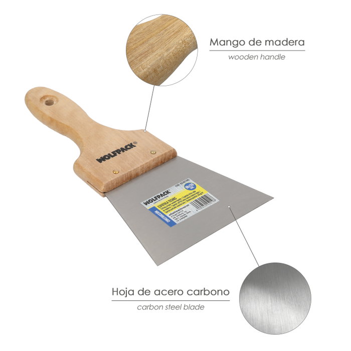 WOLFPACK LINEA PROFESIONAL Spatule pour plafonds 90x120 mm