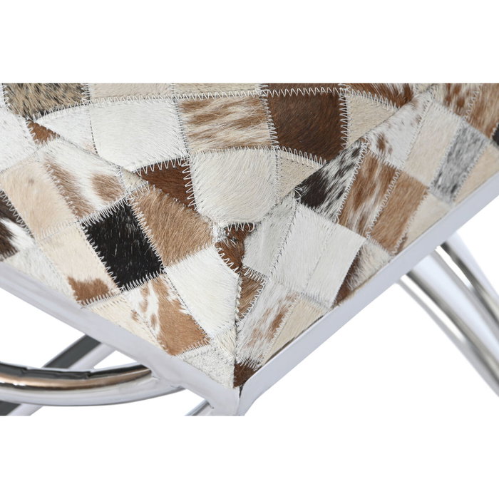 DKD Home Decor Banquette Marron Beige Argenté Camel