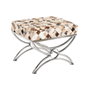 DKD Home Decor Banquette Marron Beige Argenté Camel