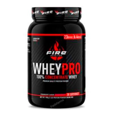 FIRE NUTRITION WheyPro Concentrate Fraise 908g FIRE NUTRITION WheyPro Concentrate Fraise 908g