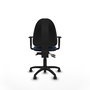 PIQUERAS Y CRESPO Chaise de bureau Aýna bleu marine avec accoudoirs 1D