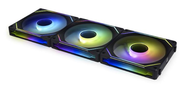 Lian Li UNI FAN SL Infinity Mirror Reverse Blade 120mm ARGB PWM avec Hub - Black Lian Li UNI FAN SL Infinity Mirror Reverse Blade 120mm ARGB PWM avec Hub - Black
