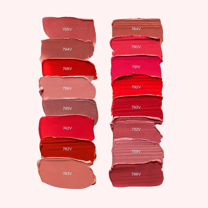 Clarins Rouge à lèvres Joli Rouge Velvet #796V-Red Plum 3,5g Fini Mat Hydratant