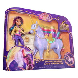 Spin Master Poupée Sophia 11 cm avec Licorne Wildstar lumineuse - Dimensions : 30,48 x 40,64 x 9,53 cm - Fonctionne avec 2 piles AA - À partir de 4 ans