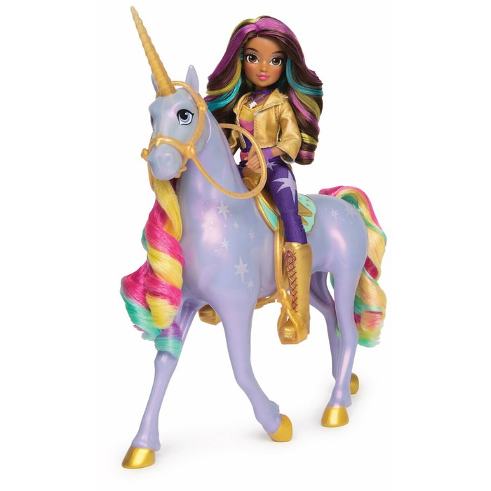 Spin Master Coffret Licorne Interactive Wildstar et Poupée Sophia