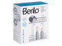 Berilo Étagère 2 Niveaux Chrome Transparent 26x30x11 cm (Set de 12)