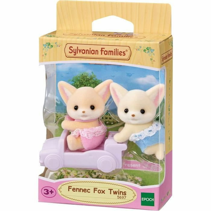 Sylvanian Families Les jumeaux Fennec avec locomotive - Modèle 5697
