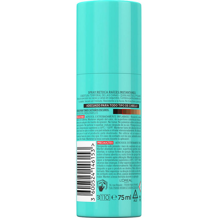L'Oréal Paris MAGIC RETOUCH #2 Spray Marron Foncé 75 ml - Spray de Retouche Racines L'Oréal Paris MAGIC RETOUCH #2 Spray Marron Foncé 75 ml - Spray de Retouche Racines