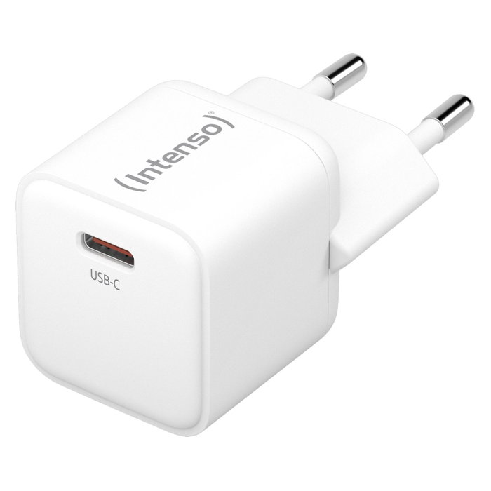 Intenso Cargador pared gan w30c usb tipo c blanc Intenso Cargador pared gan w30c usb tipo c blanc