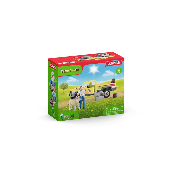 Schleich Coffret Visite du Vétérinaire à la ferme 12 Pièces Schleich Coffret Visite du Vétérinaire à la ferme 12 Pièces