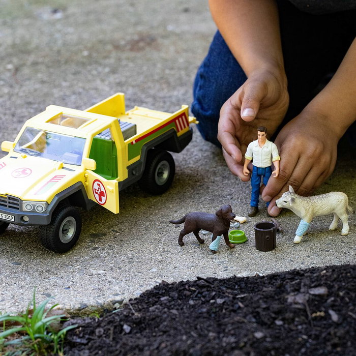 Schleich Coffret Visite du Vétérinaire à la ferme 12 Pièces Schleich Coffret Visite du Vétérinaire à la ferme 12 Pièces