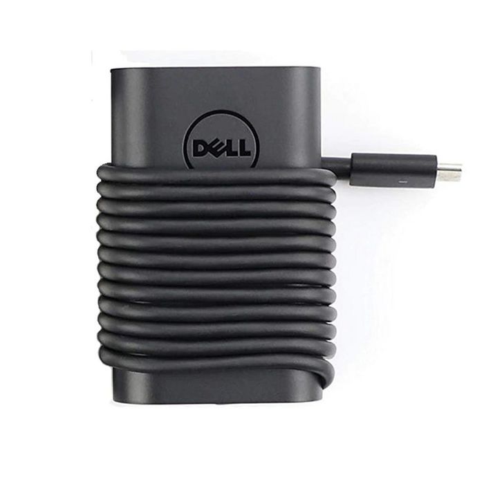 Dell 45W Chargeur Secteur 19.5V avec Câble d'Alimentation 3 Broches et Connecteur Type C (C6) - Compatible PD2.1