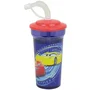 Fun House - Lot de Vaisselle Disney Cars - 2 Assiettes Creuses 16 cm, 2 Verres 220 ml, 2 Sets de Couverts et Gobelet Paille