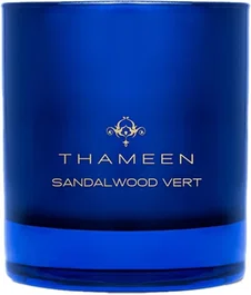 Thameen London Sandalwood Vert, Bougie parfumée Boisée, 250 g