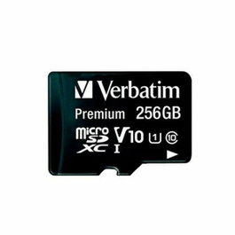 Verbatim Carte mémoire microSDXC 256 Go, Noir