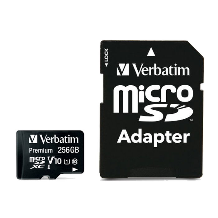 Carte Mémoire Micro SD avec Adaptateur Verbatim 44087 Carte Mémoire Micro SD avec Adaptateur Verbatim 44087