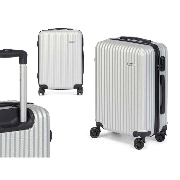 ARTE REGAL Maleta Liston Cabina ABS Gris Clair