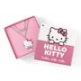 PEERS HARDY Collier Hello Kitty and Friends avec Pendentif, lazo et pierres, baigné argenté
