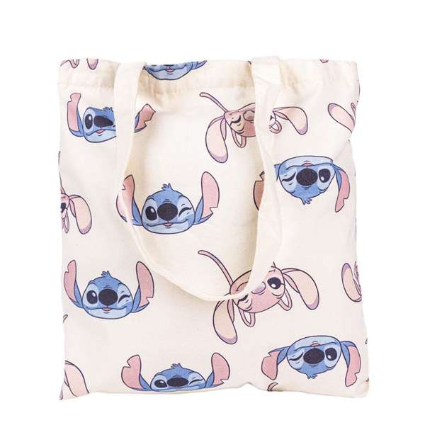 Cerdá Sac Shopping Stitch 36x36 cm - Sac en polyester et coton pour enfants - Version multilingue