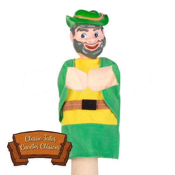 Color Baby - Marionnettes Le Petit Chaperon Rouge - Set de 4 Pièces - 25 cm