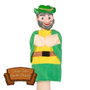 Color Baby - Marionnettes Le Petit Chaperon Rouge - Set de 4 Pièces - 25 cm