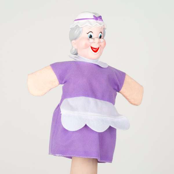 Color Baby - Marionnettes Le Petit Chaperon Rouge - Set de 4 Pièces - 25 cm