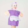 Color Baby - Marionnettes Le Petit Chaperon Rouge - Set de 4 Pièces - 25 cm