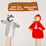 Color Baby - Marionnettes Le Petit Chaperon Rouge - Set de 4 Pièces - 25 cm