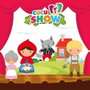 Color Baby - Marionnettes Le Petit Chaperon Rouge - Set de 4 Pièces - 25 cm