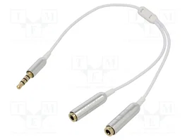 DELOCK Câble Jack 3,5mm 4pin, 0,25m