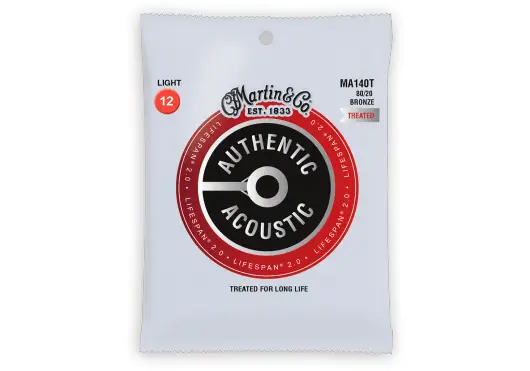 Martin Juego Acústica Authentic Lifespan®2.0 Bronze 80/20 Light 12-54 Martin Juego Acústica Authentic Lifespan®2.0 Bronze 80/20 Light 12-54