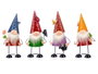IBERGARDEN Lot de 4 Gnomes en Métal Assortis