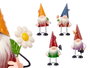 IBERGARDEN Lot de 4 Gnomes en Métal Assortis
