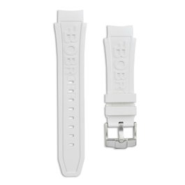 Bobroff Bracelet de montre Blanc 21mm