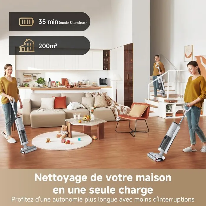 Dreame G10 Pro Aspirateur Balai Laveur 16000Pa
