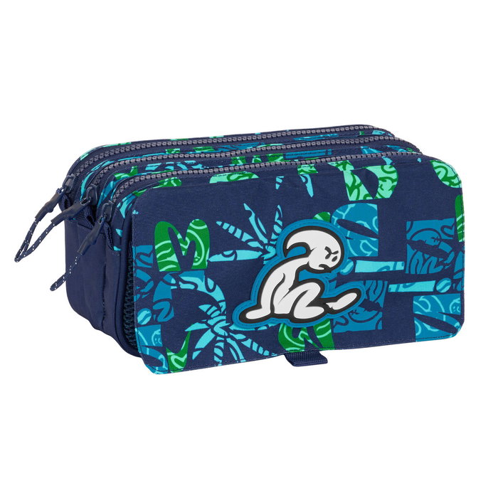 El Niño Trousse Fourre-Tout Triple El Niño Glassy Blue marine El Niño Trousse Fourre-Tout Triple El Niño Glassy Blue marine