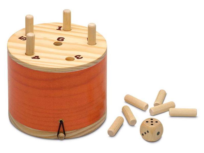 Cayro Juego Super Six - Jeu de société en bois pour enfants - Dès 4 ans