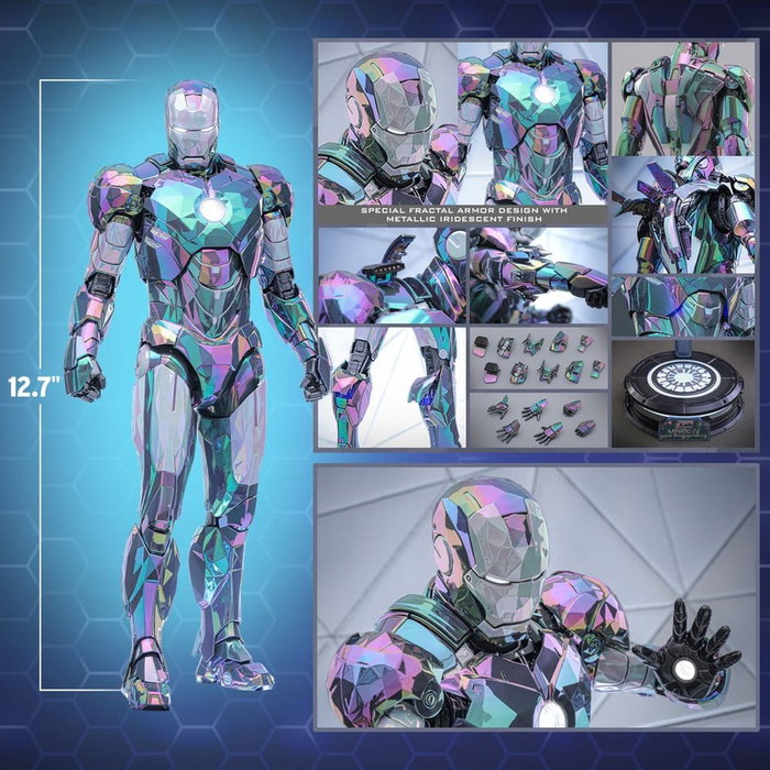 Hot Toys Iron Man Mark IV (Haze Fractal Armor) 1/6 Figurine Hot Toys Iron Man Mark IV (Haze Fractal Armor) 1/6 Figurine