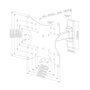 Support de TV avec bras 23 inch