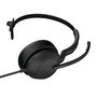 Jabra Evolve2 50 - Casque professionnel filaire avec micro à réduction de bruit, Bluetooth, réduction de bruit active (ANC) et technologie Jabra Air Comfort pour un confort maximal