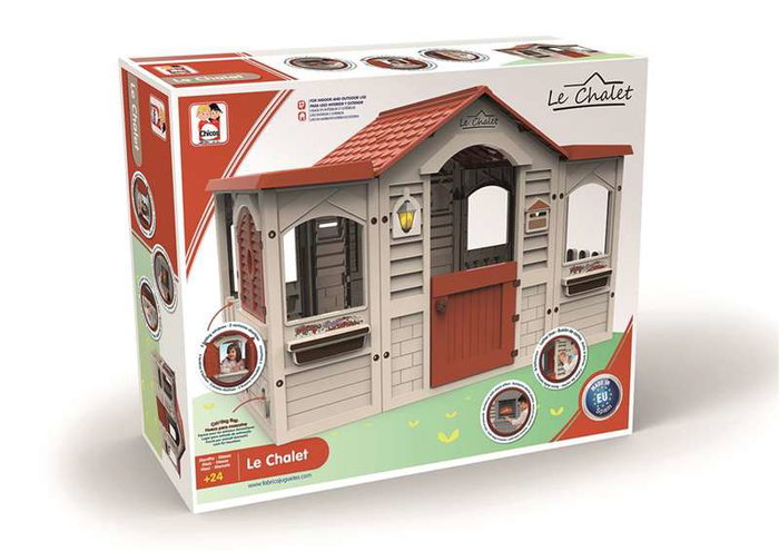 Maison de jeux pour enfants Chicos Le Chalet 156 x 103 x 104 cm