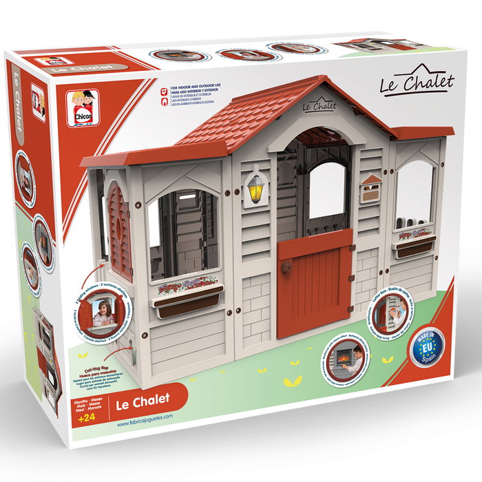 Chicos Maison de jeux pour enfants Le Chalet 156 x 103 x 104 cm