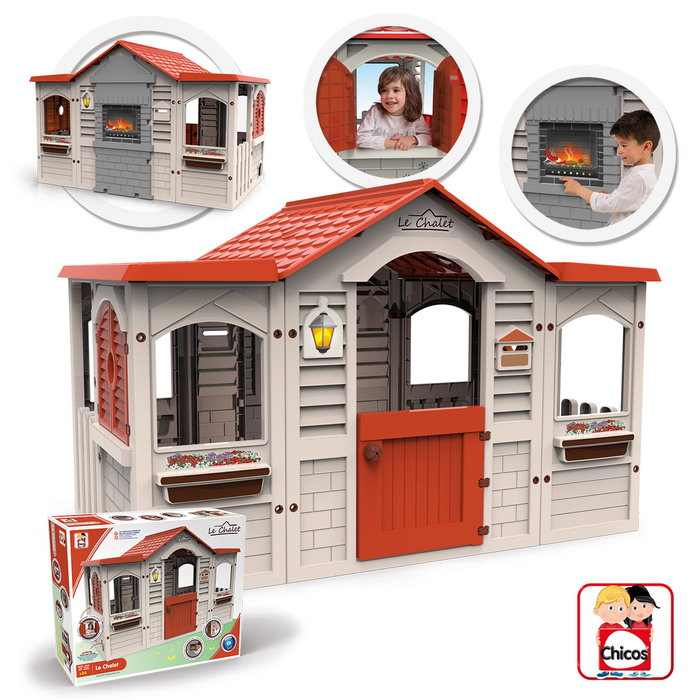 Chicos Maison de jeux pour enfants Le Chalet 156 x 103 x 104 cm