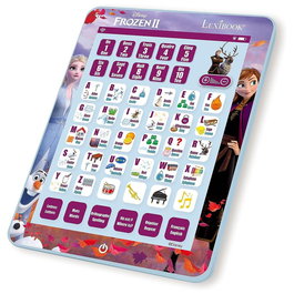LEXIBOOK Tablette éducative parlante Frozen Disney - Bilingue français/anglais avec écran tactile - Portative