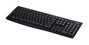 Logitech K270 Clavier sans fil AZERTY français avec récepteur Unifying USB, pavé numérique, 8 touches de raccourci, résistant aux éclaboussures
