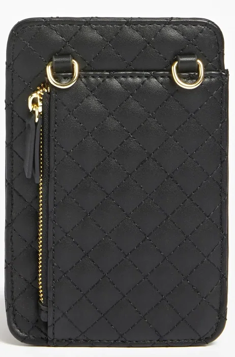 Guess Pochette téléphone en textile noir