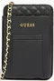 Guess Pochette téléphone en textile noir