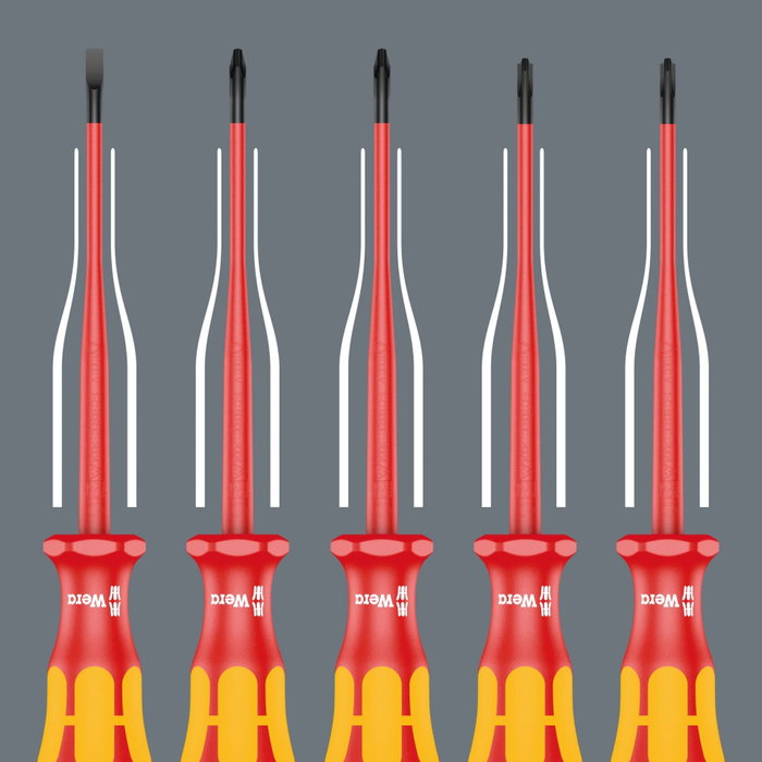Wera Set de tournevis VDE 9711 avec insert en mousse